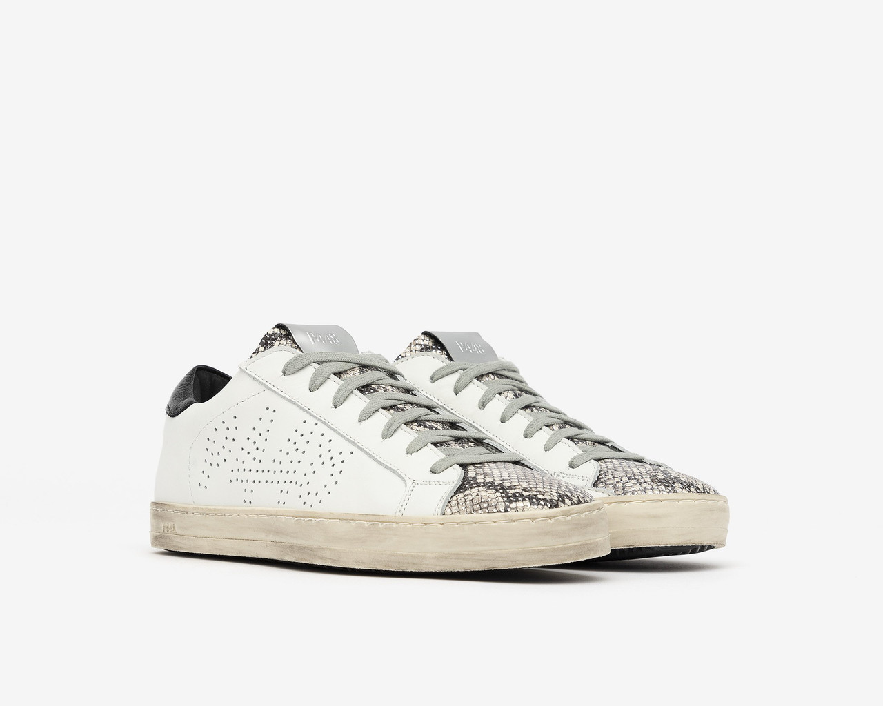 p448 silver sneakers