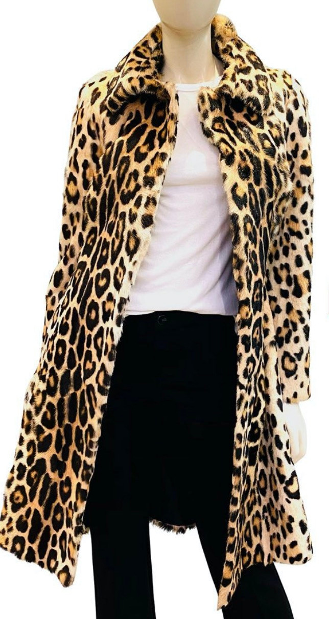 reversible leopard print coat