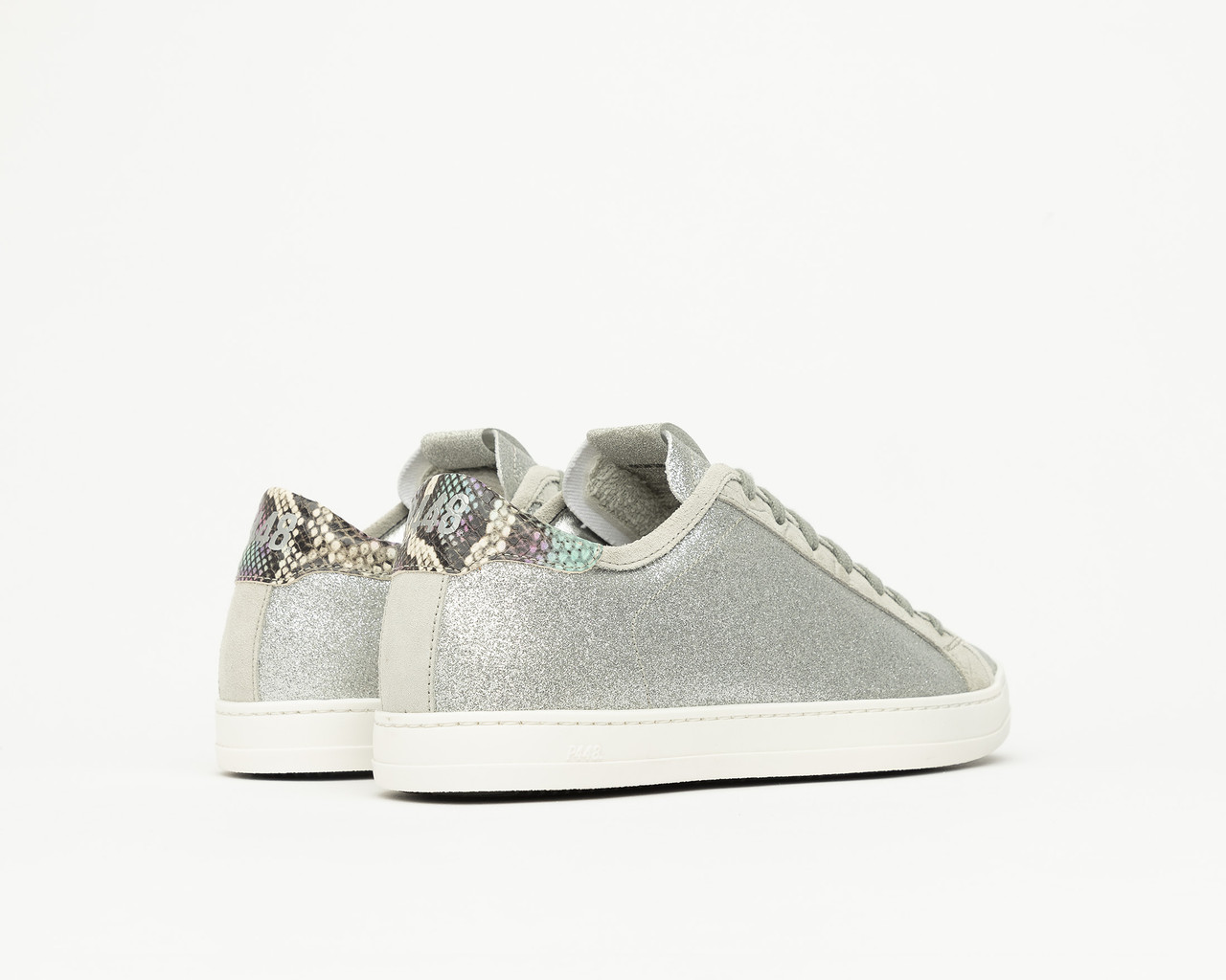 P448 Johnny Sneaker in Glitter Ice Python