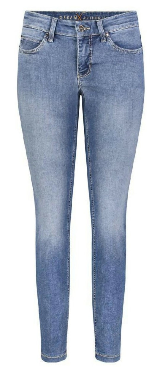 MAC Jeans Dream Skinny Authentic Jeans voor dames, Authentic Summer Blue Wash, 34W / 32L MAC Jeans Dream Skinny Authentic Jeans voor dames, Authentic Summer Blue Wash, 34W / 32L