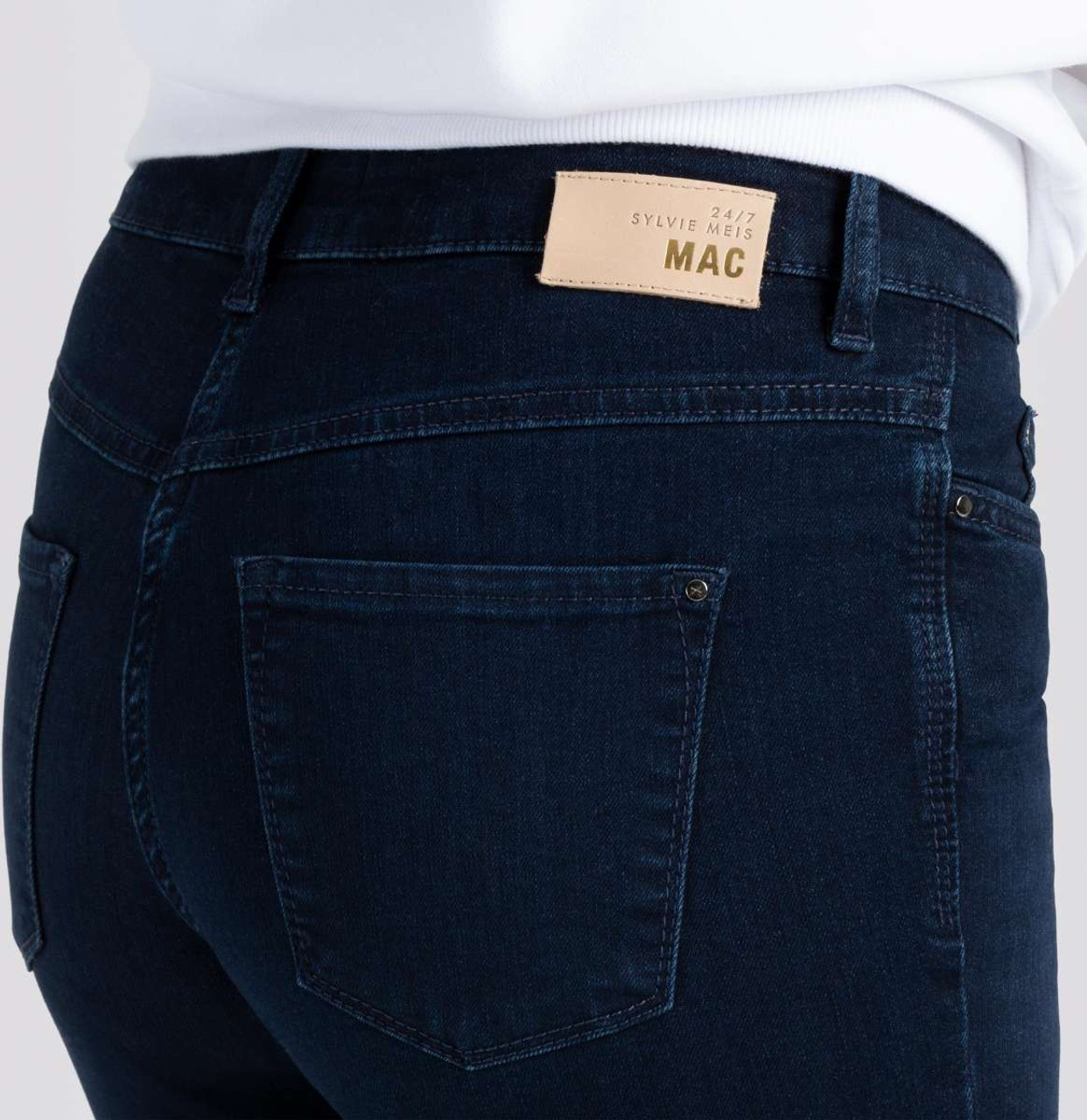 MAC X Dream Dark Skinny Blue Washed Jeans MEIS SYLVIE 24/7 Authentic in Basic