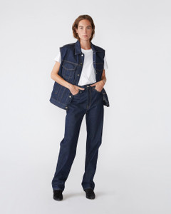 SLVRLAKE Rambler Oversize Vest in Midnight Mile SLVRLAKE Rambler Oversize Vest in Midnight Mile