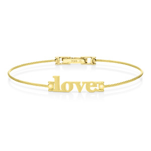 Paul Morelli 18K Yellow Gold Love Unity Bracelet