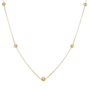 Paul Morelli 18K Yellow Gold Meditation Bell Necklace (Inline Version), 36" Paul Morelli 18K Yellow Gold Meditation Bell Necklace (Inline Version), 36"
