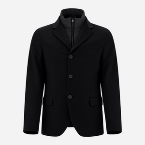 Herno Men's Cashmere & Nylon Ultralight Blazer in Black, Size 58 Herno Men's Cashmere & Nylon Ultralight Blazer in Black, Size 58