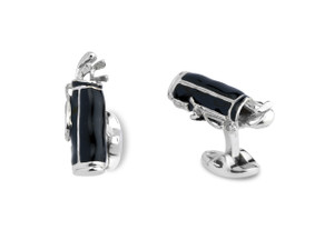 Deakin & Francis Golf Bag Cufflinks Black Deakin & Francis Golf Bag Cufflinks Black
