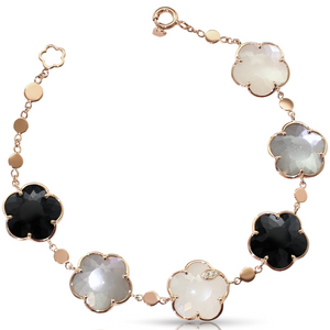 Pasquale Bruni Petit Joli Bouquet Lunaire 18K Rose Gold Bracelet with Moon Gems and Diamonds Pasquale Bruni Petit Joli Bouquet Lunaire 18K Rose Gold Bracelet with Moon Gems and Diamonds