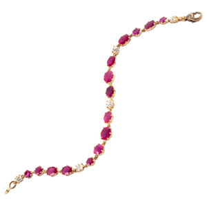 *RESERVE TODAY* Sylva & Cie. 18K Yellow Gold Ruby Bracelet *RESERVE TODAY* Sylva & Cie. 18K Yellow Gold Ruby Bracelet
