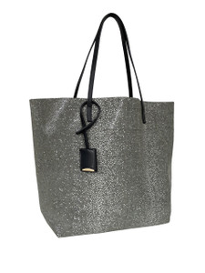 Linde Gallery St. Barth Gouverneur Galuchat Printed Suede Bag in Seagrass, Medium Linde Gallery St. Barth Gouverneur Galuchat Printed Suede Bag in Seagrass, Medium