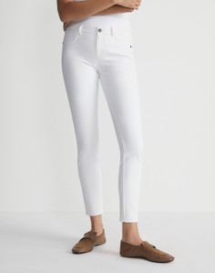 Lafayette 148 New York Acclaimed Stretch Mercer Pants in White Lafayette 148 New York Acclaimed Stretch Mercer Pants in White