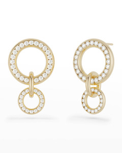 Spinelli Kilcollin 18K Yellow Gold Canis Pave Diamond Earrings Spinelli Kilcollin 18K Yellow Gold Canis Pave Diamond Earrings