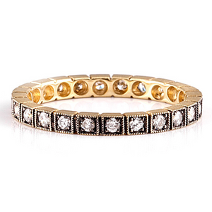 *RESERVE TODAY* Sylva & Cie. 18K Yellow Gold Box Band *RESERVE TODAY* Sylva & Cie. 18K Yellow Gold Box Band