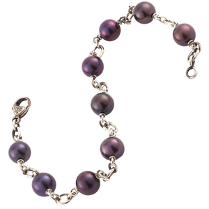 *RESERVE TODAY* Sylva & Cie. Platinite Pearl Bracelet, 10" *RESERVE TODAY* Sylva & Cie. Platinite Pearl Bracelet, 10"