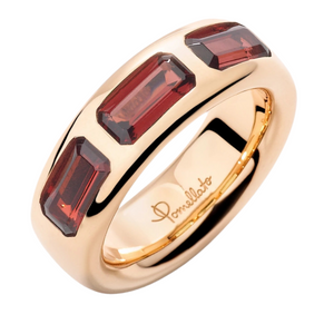 Pomellato Iconica 18K Rose Gold Pyrope Garnet Ring, Size 55 Pomellato Iconica 18K Rose Gold Pyrope Garnet Ring, Size 55