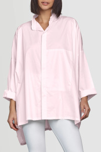 PLANET by Lauren G Cotton Signature Shirt in Pinkish PLANET by Lauren G Cotton Signature Shirt in Pinkish
