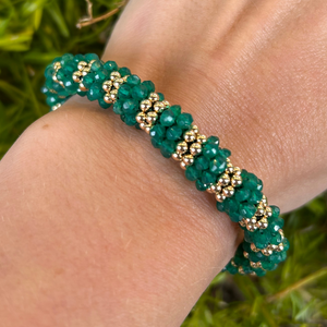 Meredith Frederick Sadie 14K Gold & Green Onyx Bracelet Meredith Frederick Sadie 14K Gold & Green Onyx Bracelet