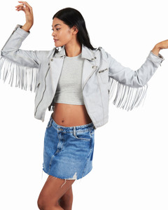 Jakett New York Tina Waxed Suede in Cloud Jakett New York Tina Waxed Suede in Cloud