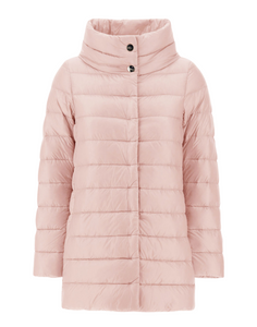 Herno Amelia Coat in Rosa Chiaro Herno Amelia Coat in Rosa Chiaro