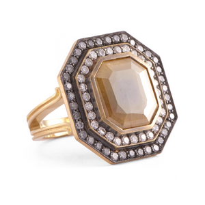 *RESERVE TODAY* Sylva and Cie. 18K Yellow Gold Rough Cut Diamond Ring *RESERVE TODAY* Sylva and Cie. 18K Yellow Gold Rough Cut Diamond Ring