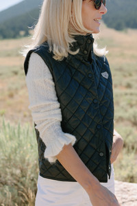 Augustina's Quilted Puff Vest in Black Augustina's Quilted Puff Vest in Black