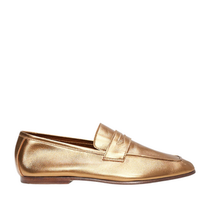 Sophique Milano Essenziale Classic Leather Loafer in in Bronze Sophique Milano Essenziale Classic Leather Loafer in in Bronze