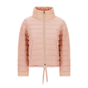 Herno Cashmere, Silk and and Ecoage Jacket in Light Pink Herno Cashmere, Silk and and Ecoage Jacket in Light Pink
