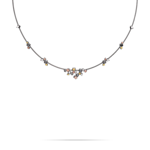 Paul Morelli 18K Black Gold Single Unity Confetti Necklace, 16" Paul Morelli 18K Black Gold Single Unity Confetti Necklace, 16"