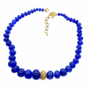 *VIRTUAL TRUNK SHOW* COOMI 20K Yellow Gold Affinity Statement Tanzanite Necklace *VIRTUAL TRUNK SHOW* COOMI 20K Yellow Gold Affinity Statement Tanzanite Necklace