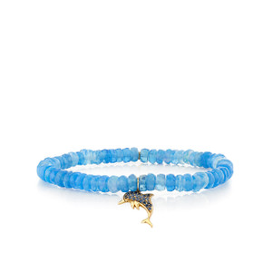 *VIRTUAL TRUNK SHOW* Sydney Evan 14K Yellow Gold & Diamond Dolphin on Opal *VIRTUAL TRUNK SHOW* Sydney Evan 14K Yellow Gold & Diamond Dolphin on Opal