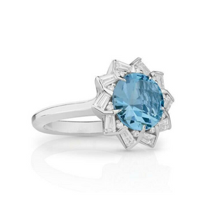 *VIRTUAL JEWELRY EVENT* Paul Morelli Aqua Spinner Ring *VIRTUAL JEWELRY EVENT* Paul Morelli Aqua Spinner Ring