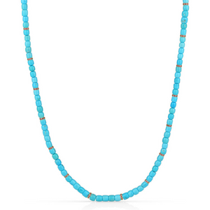 *VIRTUAL JEWELRY EVENT* Paul Morelli Turquoise Bead Necklace, 28" *VIRTUAL JEWELRY EVENT* Paul Morelli Turquoise Bead Necklace, 28"