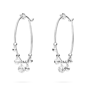 *VIRTUAL JEWELRY EVENT* Paul Morelli Wind Chime Diamond Hoop Earrings, 28mm *VIRTUAL JEWELRY EVENT* Paul Morelli Wind Chime Diamond Hoop Earrings, 28mm