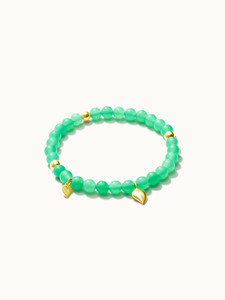 *VIRTUAL JEWELRY EVENT* Tamara Comolli 18K Yellow Gold India Chrysoprase Bracelet with Golden Beads  (1 Row) *VIRTUAL JEWELRY EVENT* Tamara Comolli 18K Yellow Gold India Chrysoprase Bracelet with Golden Beads  (1 Row)