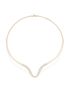 *Virtual Jewelry Event* Melissa Kaye Clara Curved Collar (Partial Diamond) *Virtual Jewelry Event* Melissa Kaye Clara Curved Collar (Partial Diamond)