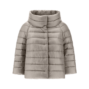Herno Sofia Mini Cape in Grigio Chiaro Herno Sofia Mini Cape in Grigio Chiaro