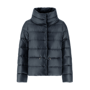 Herno Nylon Ultralight Down Jacket with Monogram in Blue