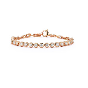 *SPECIAL ORDER* Walters Faith Classic 18K Gold Bezel Set Diamond Tennis Bracelet (Origami Hang Tag), 7" *SPECIAL ORDER* Walters Faith Classic 18K Gold Bezel Set Diamond Tennis Bracelet (Origami Hang Tag), 7"