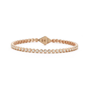 *SPECIAL ORDER* Walters Faith Classic 18K Gold Bezel Set Diamond Tennis Bracelet (Origami Clasp), 7" *SPECIAL ORDER* Walters Faith Classic 18K Gold Bezel Set Diamond Tennis Bracelet (Origami Clasp), 7"