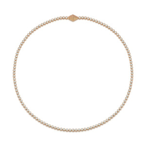 *SPECIAL ORDER* Walters Faith Classic 18K Gold Bezel Set Tennis Necklace with Origami Clasp, 16" *SPECIAL ORDER* Walters Faith Classic 18K Gold Bezel Set Tennis Necklace with Origami Clasp, 16"