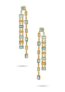 *SHOP & SIP EVENT* COOMI Two-Tier Aquamarine Drop Earrings *SHOP & SIP EVENT* COOMI Two-Tier Aquamarine Drop Earrings