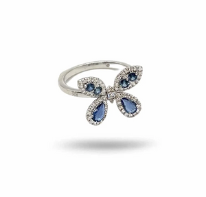 *SHOP & SIP EVENT* COOMI Sapphire & Diamond Butterfly Ring *SHOP & SIP EVENT* COOMI Sapphire & Diamond Butterfly Ring