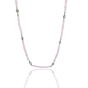 *SHOP & SIP EVENT* COOMI Morganite & Appetite Beaded Necklace, 38" *SHOP & SIP EVENT* COOMI Morganite & Appetite Beaded Necklace, 38"
