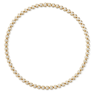 Melissa Kaye 18K Yellow Gold Audrey Tennis Necklace (Medium), 15" Melissa Kaye 18K Yellow Gold Audrey Tennis Necklace (Medium), 15"