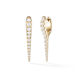 Melissa Kaye 18K Yellow Gold Lola Needle Earrings (Small) Melissa Kaye 18K Yellow Gold Lola Needle Earrings (Small)