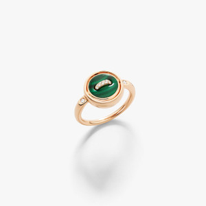 *RESERVE TODAY* Pomellato Pom Pom Dot Reversible Ring with Malachite/Mother of Pearl *RESERVE TODAY* Pomellato Pom Pom Dot Reversible Ring with Malachite/Mother of Pearl