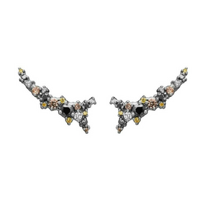 Paul Morelli 18K Black Gold Confetti Trellis Earrings Paul Morelli 18K Black Gold Confetti Trellis Earrings