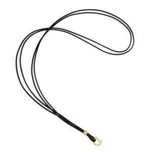 Paul Morelli Meditation Bell Cord Necklace (Black), 13" Paul Morelli Meditation Bell Cord Necklace (Black), 13"