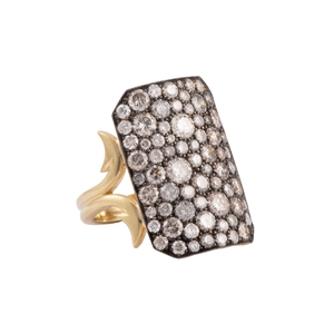 *RESERVE TODAY* Sylva & Cie. Short Grey Diamond Ten Table Ring *RESERVE TODAY* Sylva & Cie. Short Grey Diamond Ten Table Ring