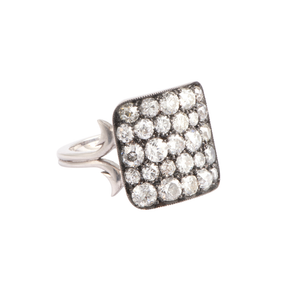 *RESERVE TODAY* Sylva & Cie. Old Euro Square Small Ten Table Ring, Size 7 1/2 *RESERVE TODAY* Sylva & Cie. Old Euro Square Small Ten Table Ring, Size 7 1/2