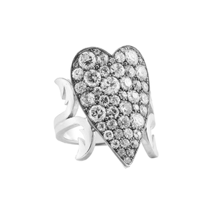 *RESERVE TODAY* Sylva & Cie. Old Euro Heart Ten Table Ring, Size 7 *RESERVE TODAY* Sylva & Cie. Old Euro Heart Ten Table Ring, Size 7